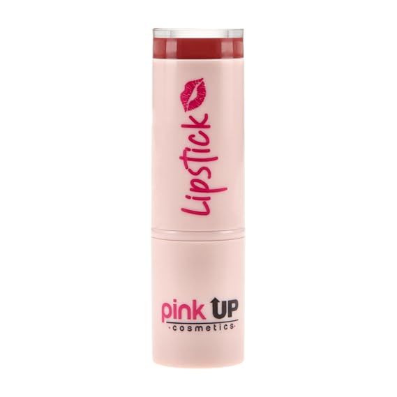 Pink Up | Lipstick | Long-lasting bold color with matte finish | Soft, creamy texture that wont dry lips | Lipstick | Lip makeup | Full coverage comfort | Toast | Model PKLP08