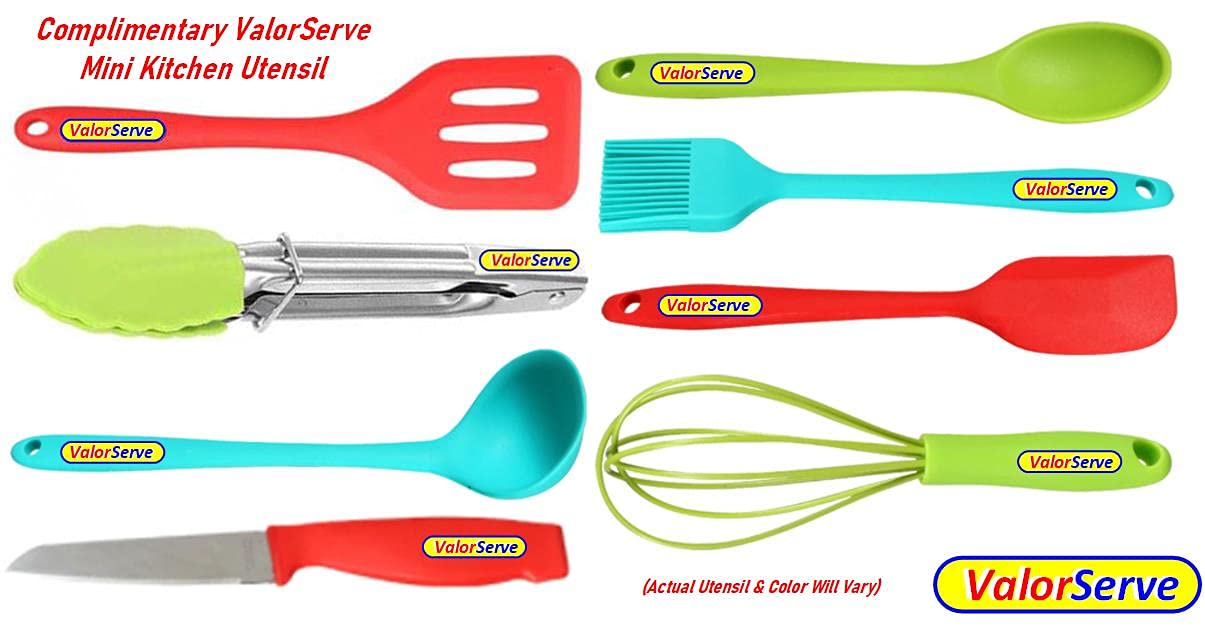 Generic Olé Xtreme Wellness® Street Taco ZERO Net Carbs | 4.5"" Size Flour Tortillas | 10.8 oz.| 14 Count (Pack of 4) with ValorServe™ Mini Kitchen Utensil