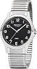 Regent 11310063 Mens Stainless Steel Watch in SilverBlack 39 mm Water Resistance: 5 Bar 11310063