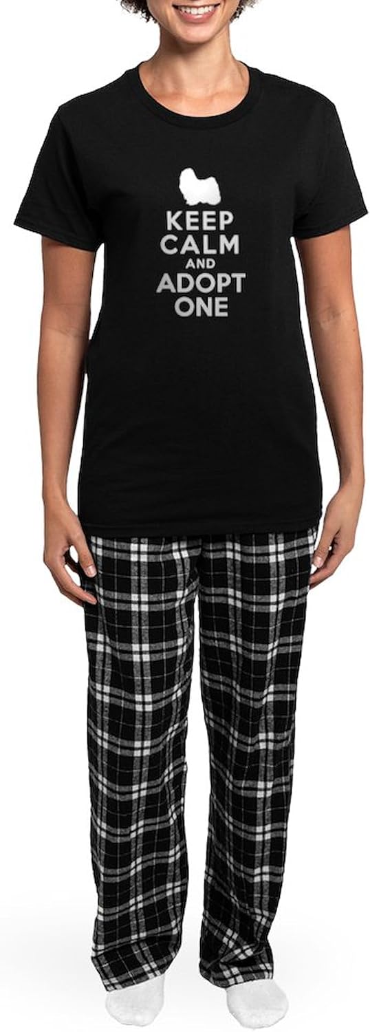 CafePress Puli Women's Dark Pajamas Womens Novelty PJ Sleepwear