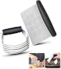2er Pack Stainless Steel Pastry Blender Cutter and Bench Scraper Set, Efficient Multipurpose Kitchen Baking Tool with Ergonomic Grip Handle for Nut, Pie and Dough Processing Cutter & Scraper