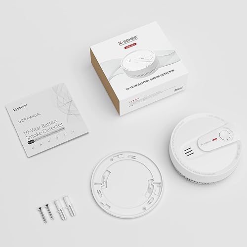 Miniatura 8 de X-Sense Alarma de humo, batería de litio de 10 años con indicador LED, cumple con la norma UL 217, SD2L0AX, paquete de 5