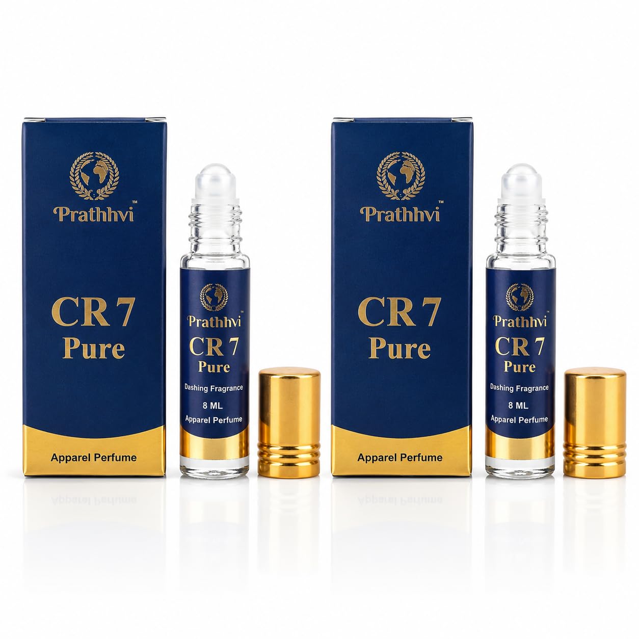 CR7 Pure Attar Roll-On Perfume Oil 8 ml | Alcohol Free | Long Lasting Rich Fragrance | Men & Women | Pocket Size Travel Friendly Roll On | Daily Wear Fragrance - Pack of 2-image-34