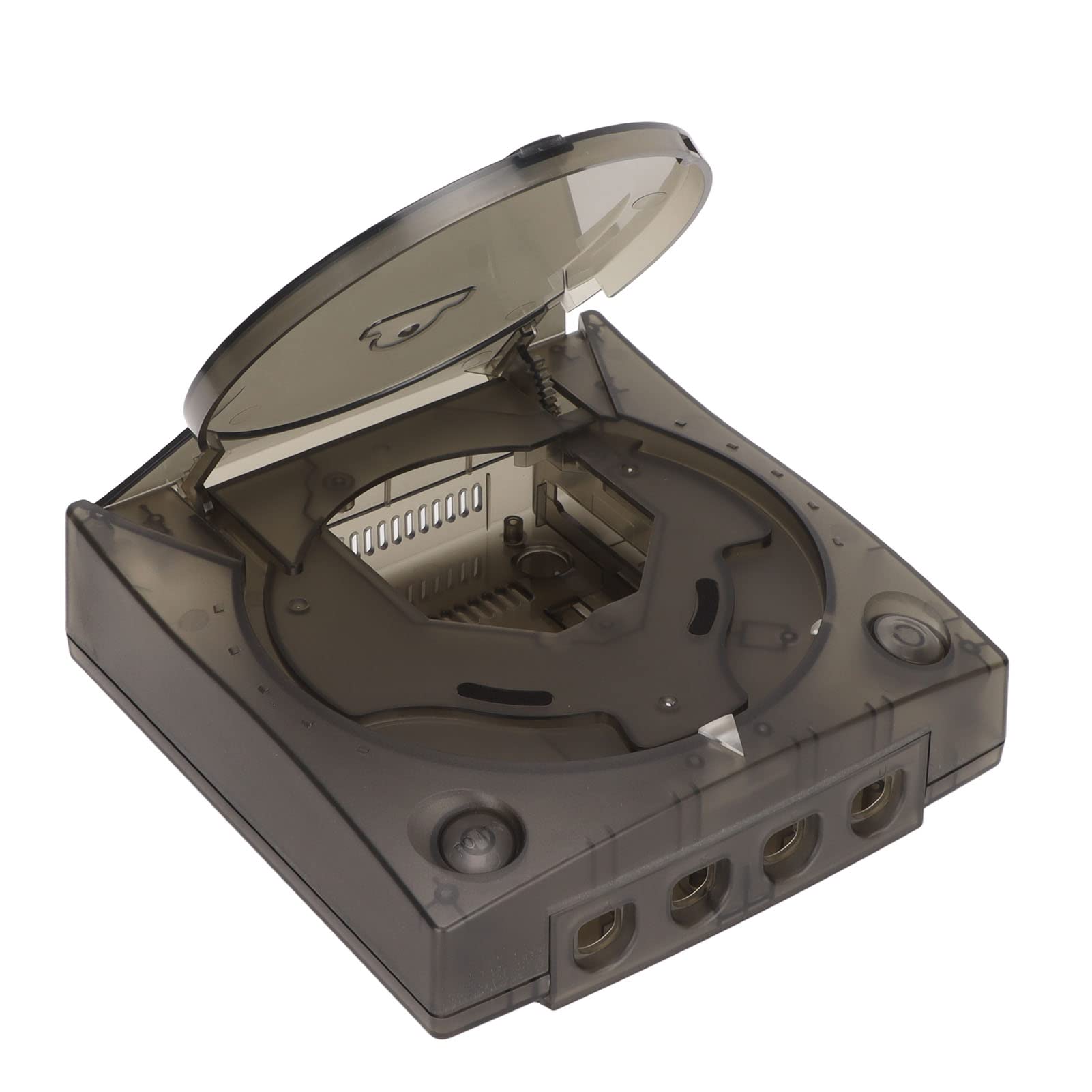 Boîtier de Protection en Plastique Translucide, Coque de Protection pour Console de Jeu Vidéo Rétro en Gris, Compatible avec la Console de Jeu Sega Dreamcast DC