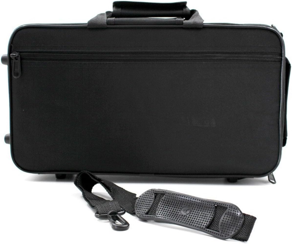 Alasum Clarinet Storage Bag Oxford Cloth Black Clarinet Carrying Case Shoulder Strap Handheld Instrument Case for Wind Players