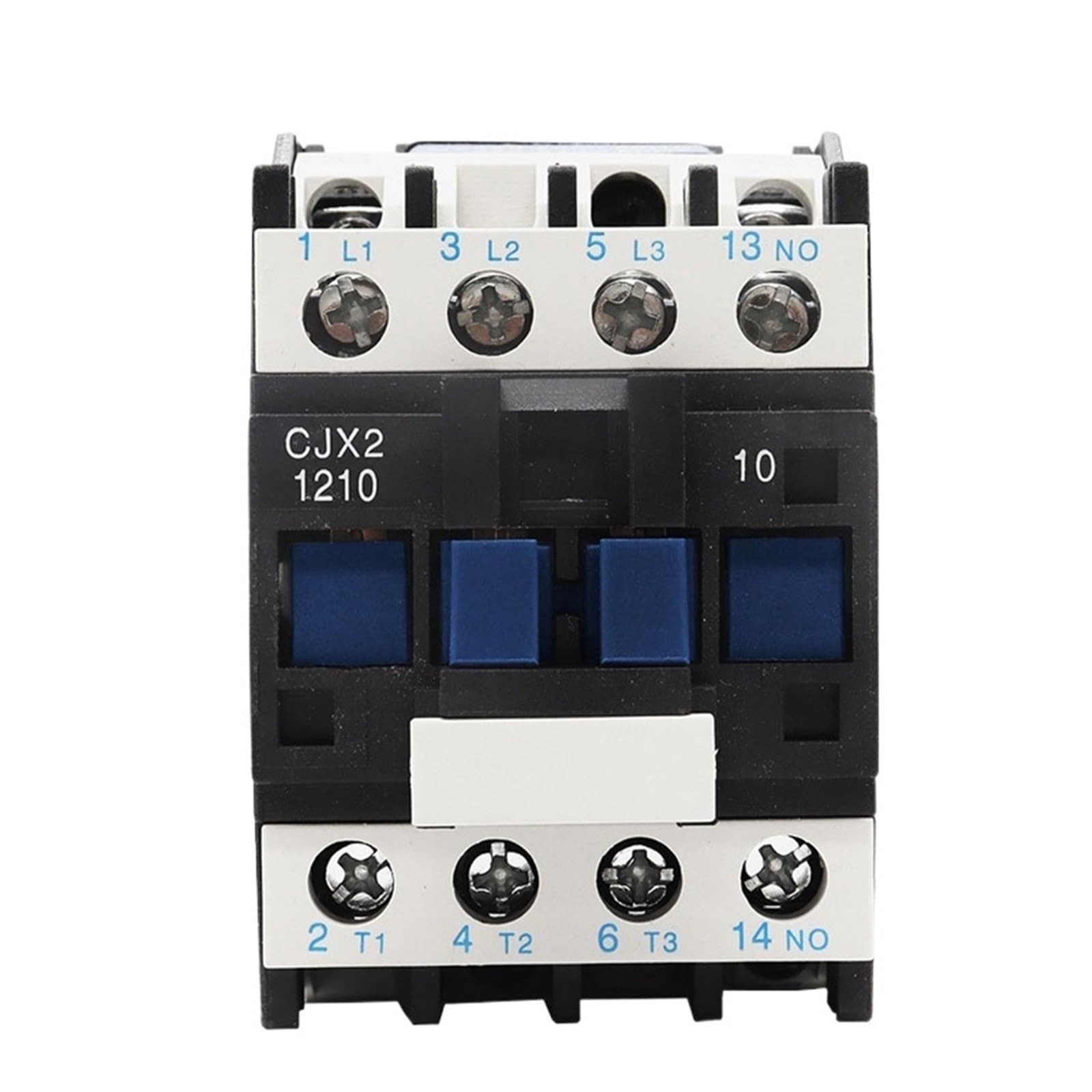 RCGKNNMUZ LC1D AC Contactor CJX2-1201 12A NO 3-Phase Mount Electric Power Contactor 24V 36V 110V 220V 380V 1Pcs(CJX2-1210 AC380V)