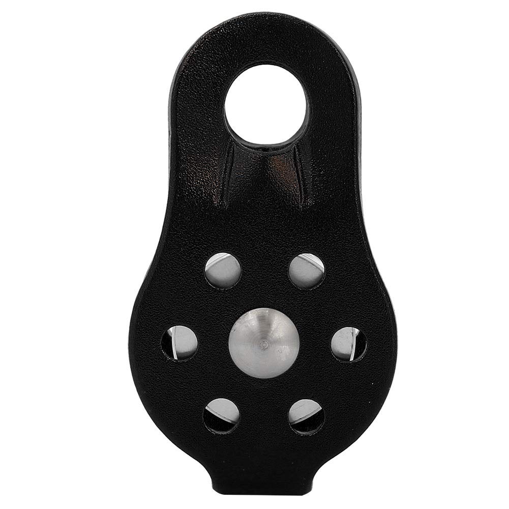 MAGT Polea De Escalada 26kN Aluminio Equipo Escalada Negro Transporte Acarreo