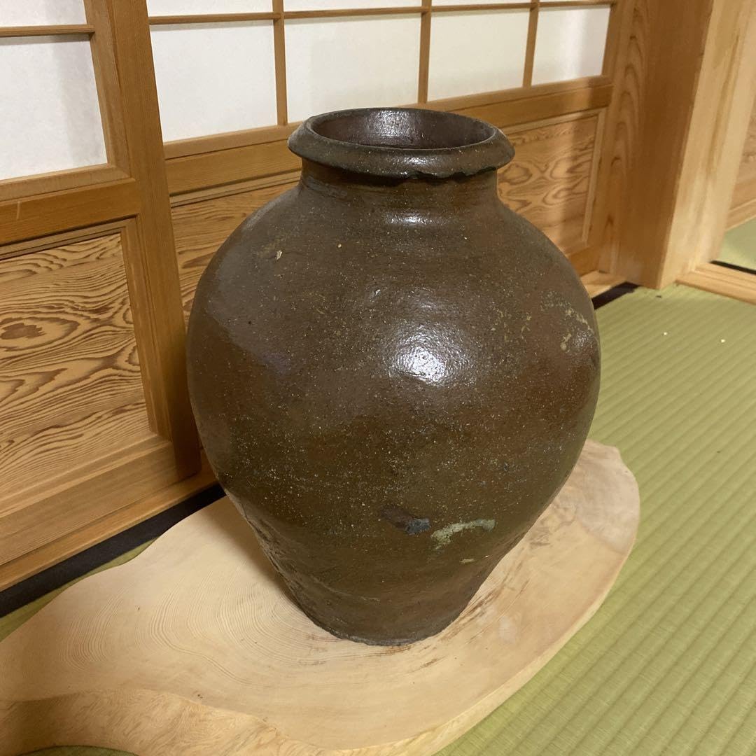 Amazon.co.jp: 備前 壺 花器 花瓶 置き物 インテリア 骨董品 : ホーム 