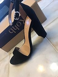 Amazon.com | Rohb by Joyce Azria Monaco Nude 6.5 M | Heeled Sandals