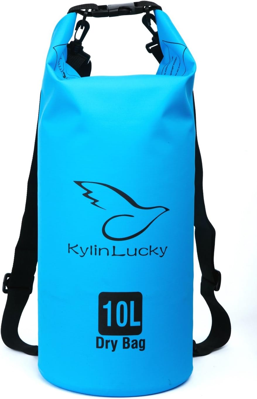 Waterproof Dry Bag 10L-For Kayaking / Boating / Canoeing / Fishing / Rafting / Swimming / Camping / Snowboarding