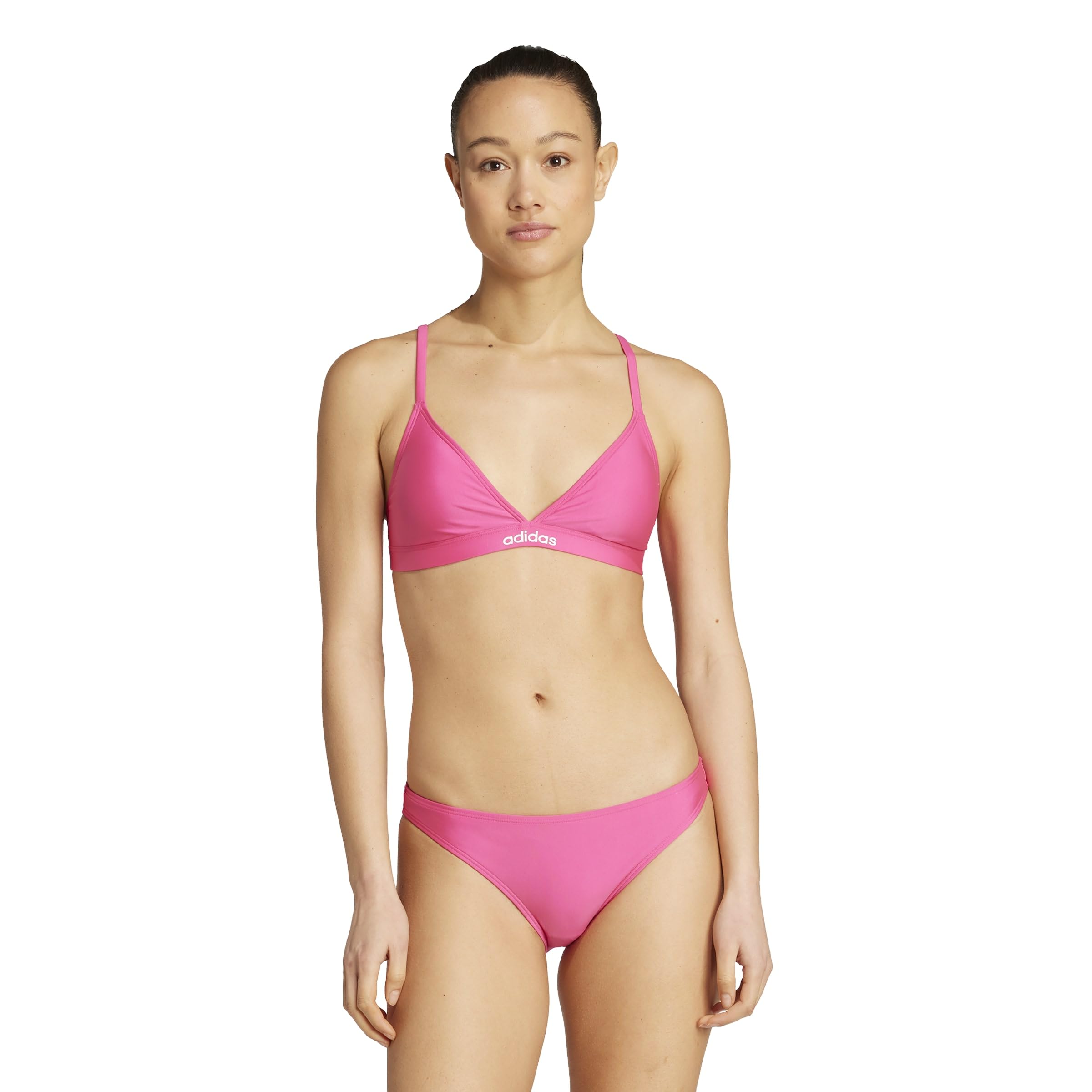adidas Women's Triangle Bikini Set mit 2-Wege-verstellbaren Trägern