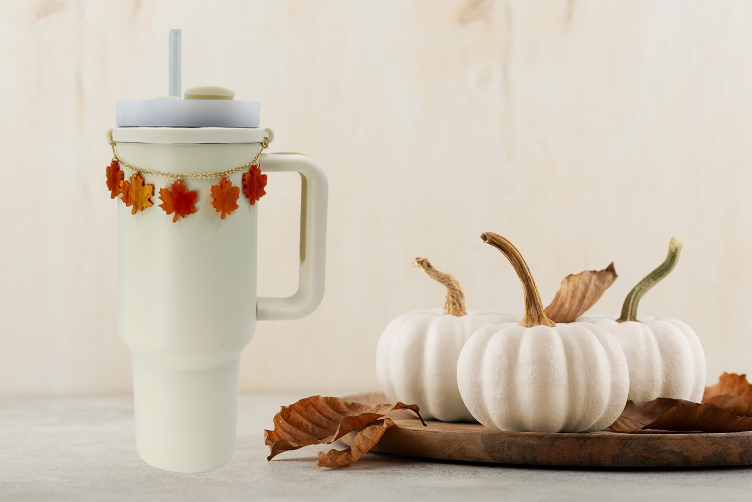 Fall Maple Leaf Cup Chain for Stanley Tumbler image 4