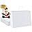 METRONIC Paper Gift Bags 16x6x12\'\' 100Pcs White Paper Bag with Handles Bulk for Small Business, Birthday Wedding Party Favor