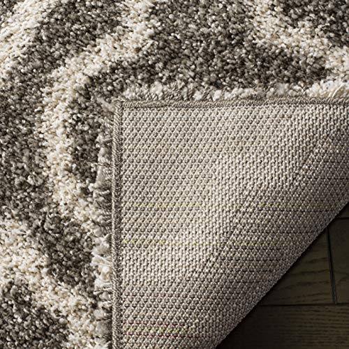 Image of 4x6 feet Soft Area Rug for Living Room and Bedroom, Modern Indoor Floor Carpet with Non-Slip Backing, Comfortable Decorative Home Decor Rug, Easy Clean & Durable- (Grey M III, Oval)