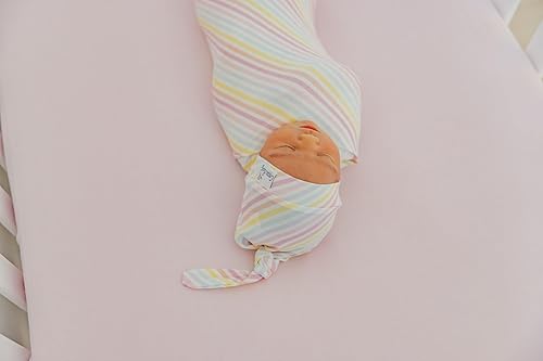 Miniatura 5 de Copper Pearl Gorro de bebé con nudo superior elástico suave Lucky