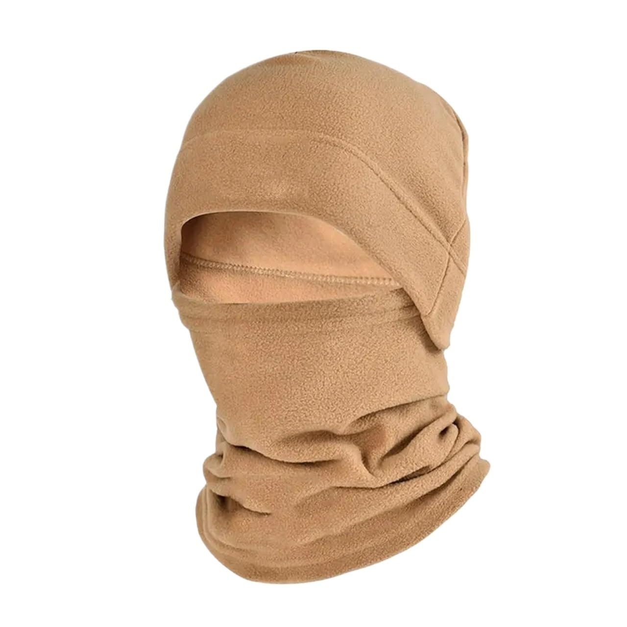 Fahrradmaske 2 stücke Winter Warme Balaclava Radfahren Kappe Outdoor Sport Winddichte Kappe Ski Bib Polar Kalt-Beweis Motorrad Fahrrad Hut männer Frauen Fahrrad Maske Sommer(Brown)