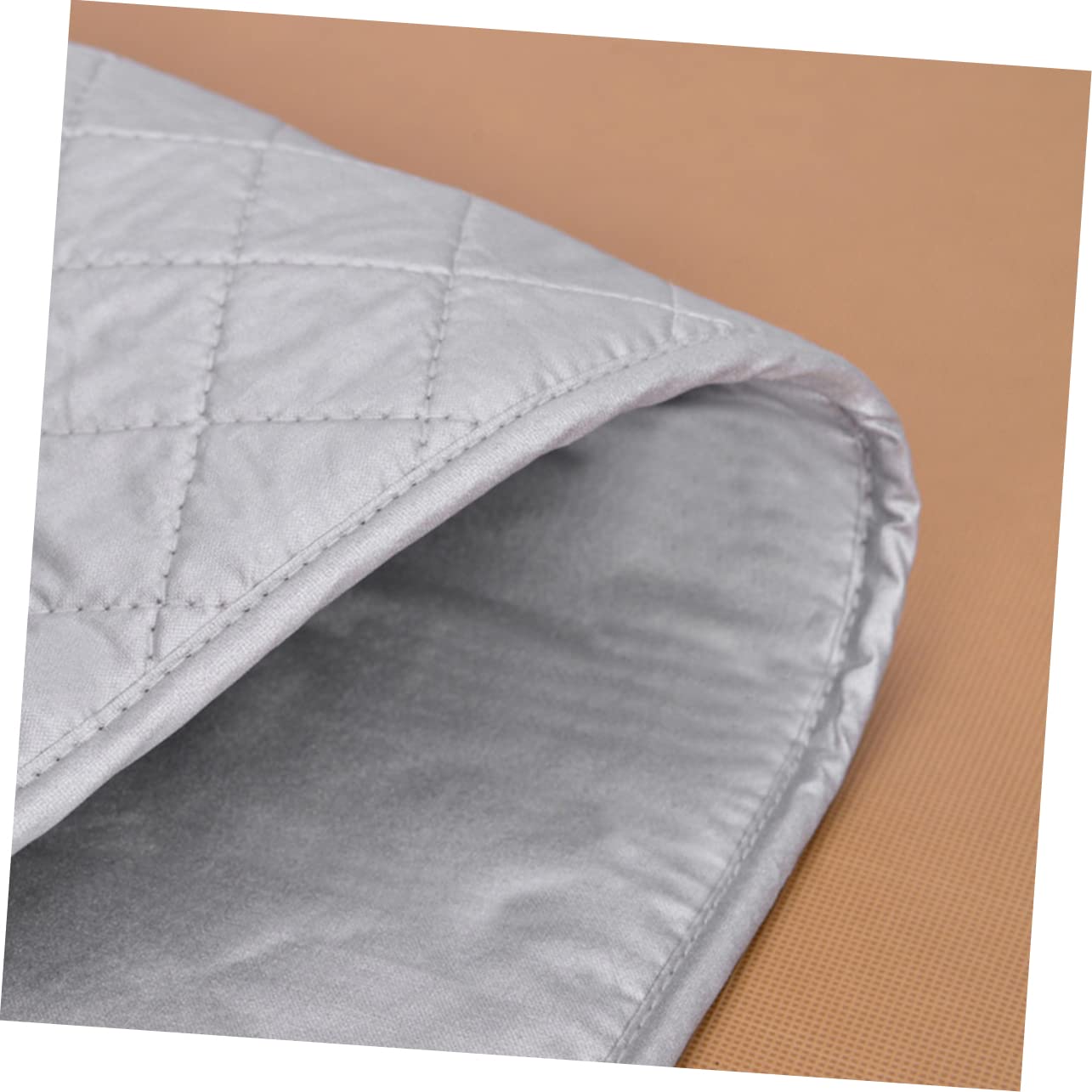 Tappetino da Stiro Pieghevole Bianco 70x80 Cm in Cotone | Uso Domestico su Superfici Piane, Resistente al Calore e Non Infiammabile, 1 Pezzo