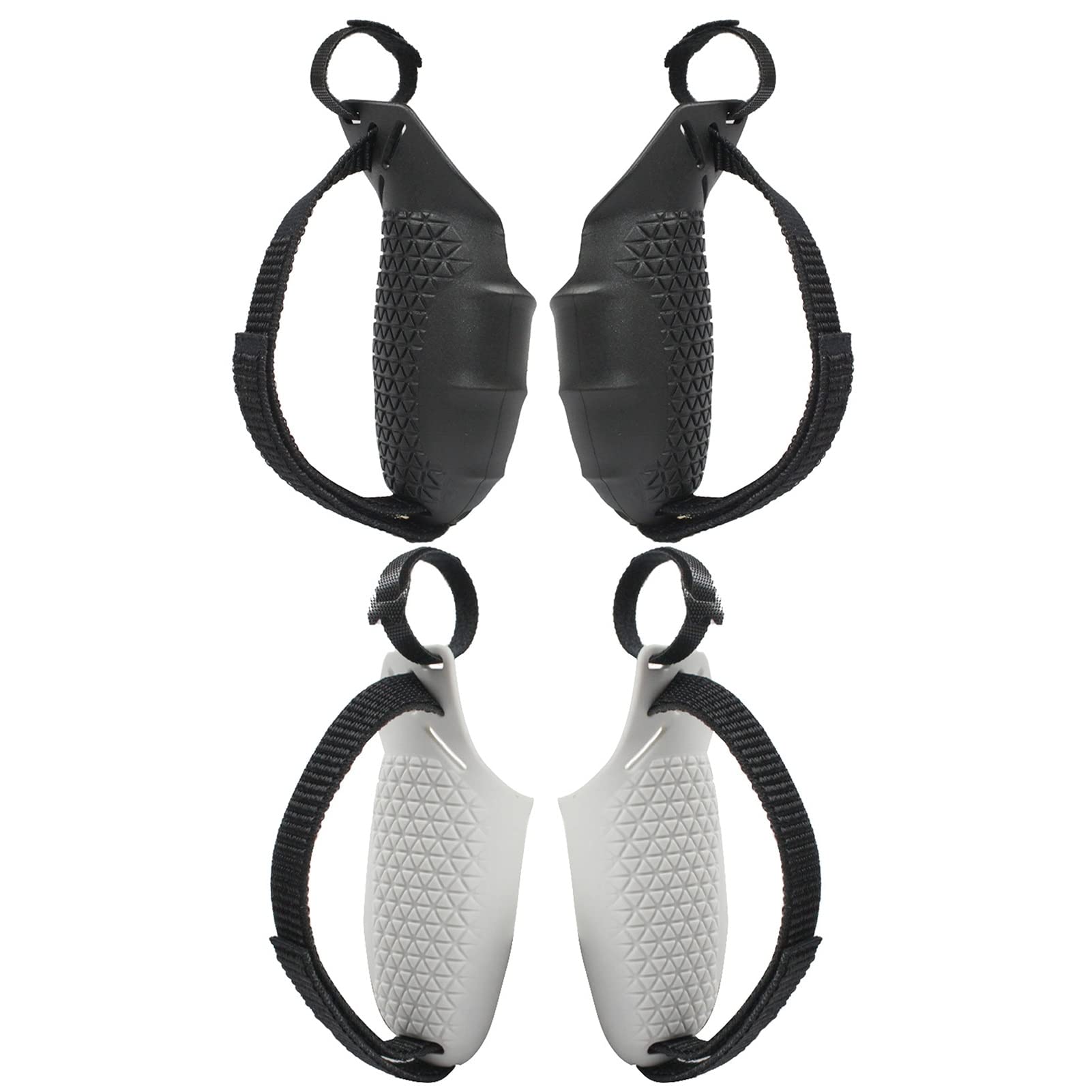 VR Accessories Silicone Cover Compatible with Oculus Quest 2 VR Touch Controller Protective Case with Knuckle Strap Handle Grip Compatible with Quest 2