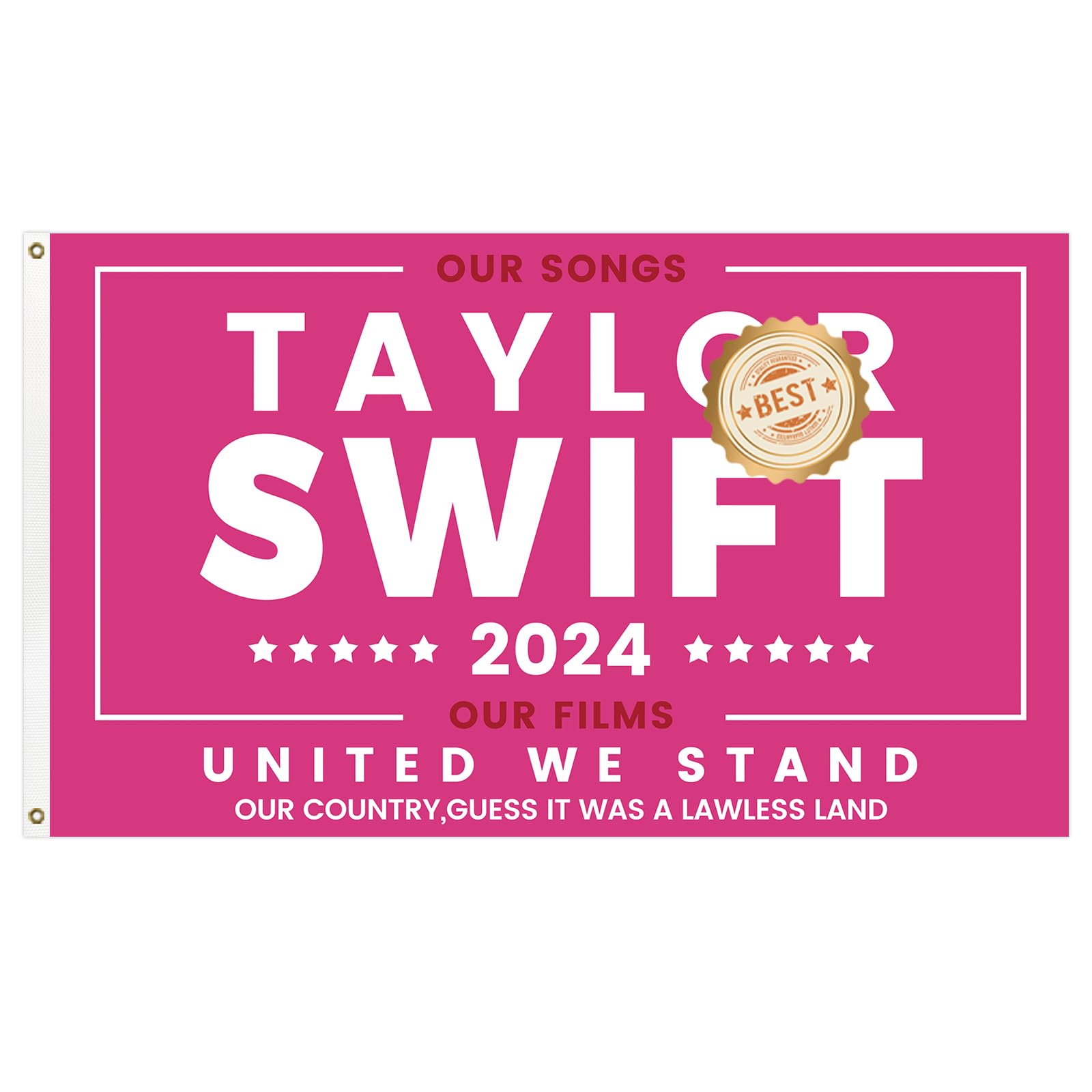 Taylor 2024 Flag 3x5 ft Pink Musician Flags Merch for Room College Dorm Bedroom Wall Tapestry Indoor Outdoor Decor Funny Party Banner Fans Gift