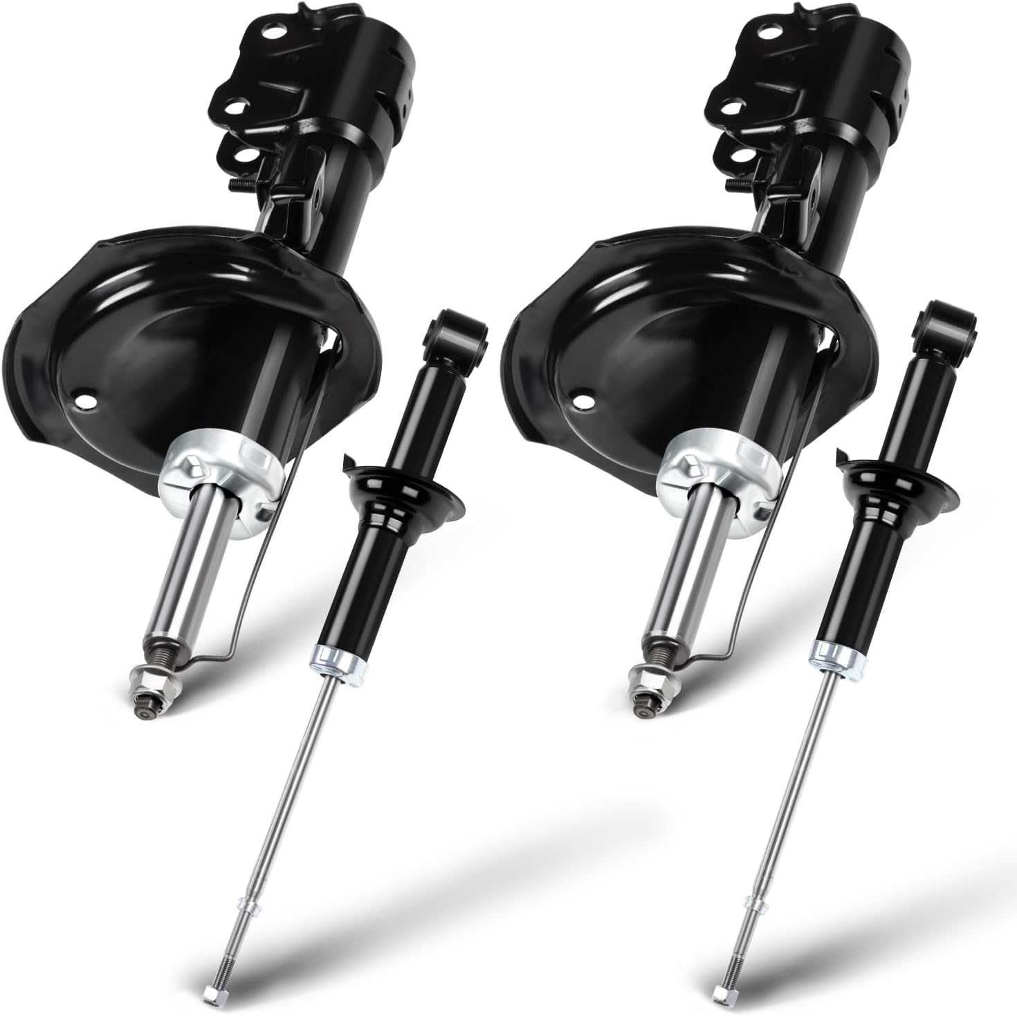 Scitoo Shocks, Front Rear Gas Struts Shock Absorbers fit 2008 2009 2010 Mitsubishi Lancer 339105 72356 339104 72355 341444 72399 Set of 4