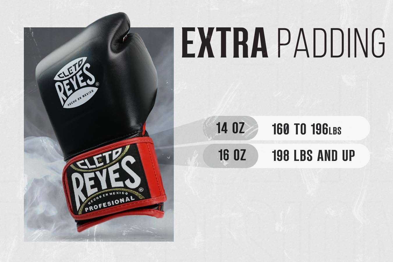 CLETO REYES Professional Extra Padding Boxing Gloves for Training, Sparring and Punching for Men and Women, MMA