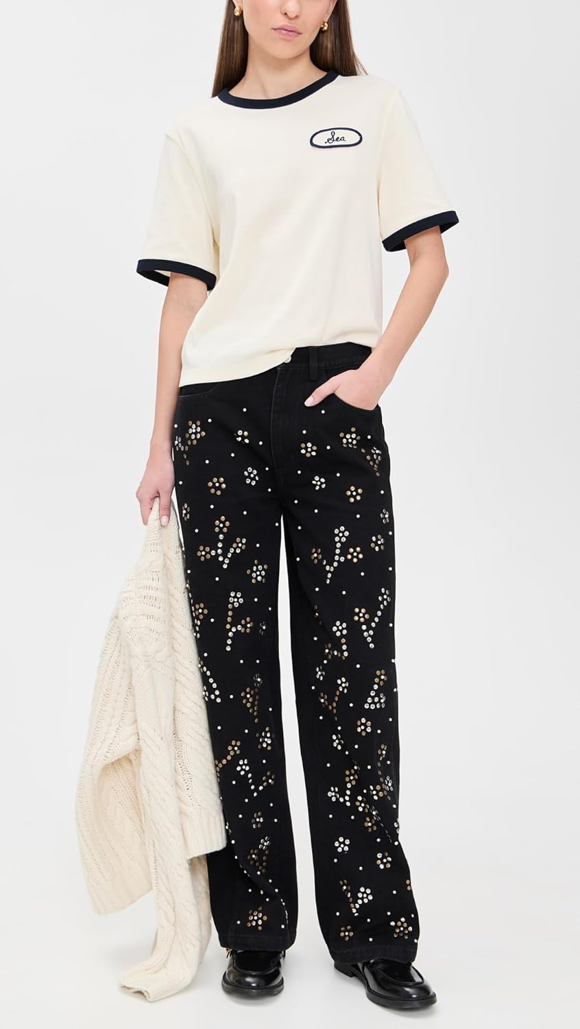 Sea Women's Etta Denim Studded Jeans