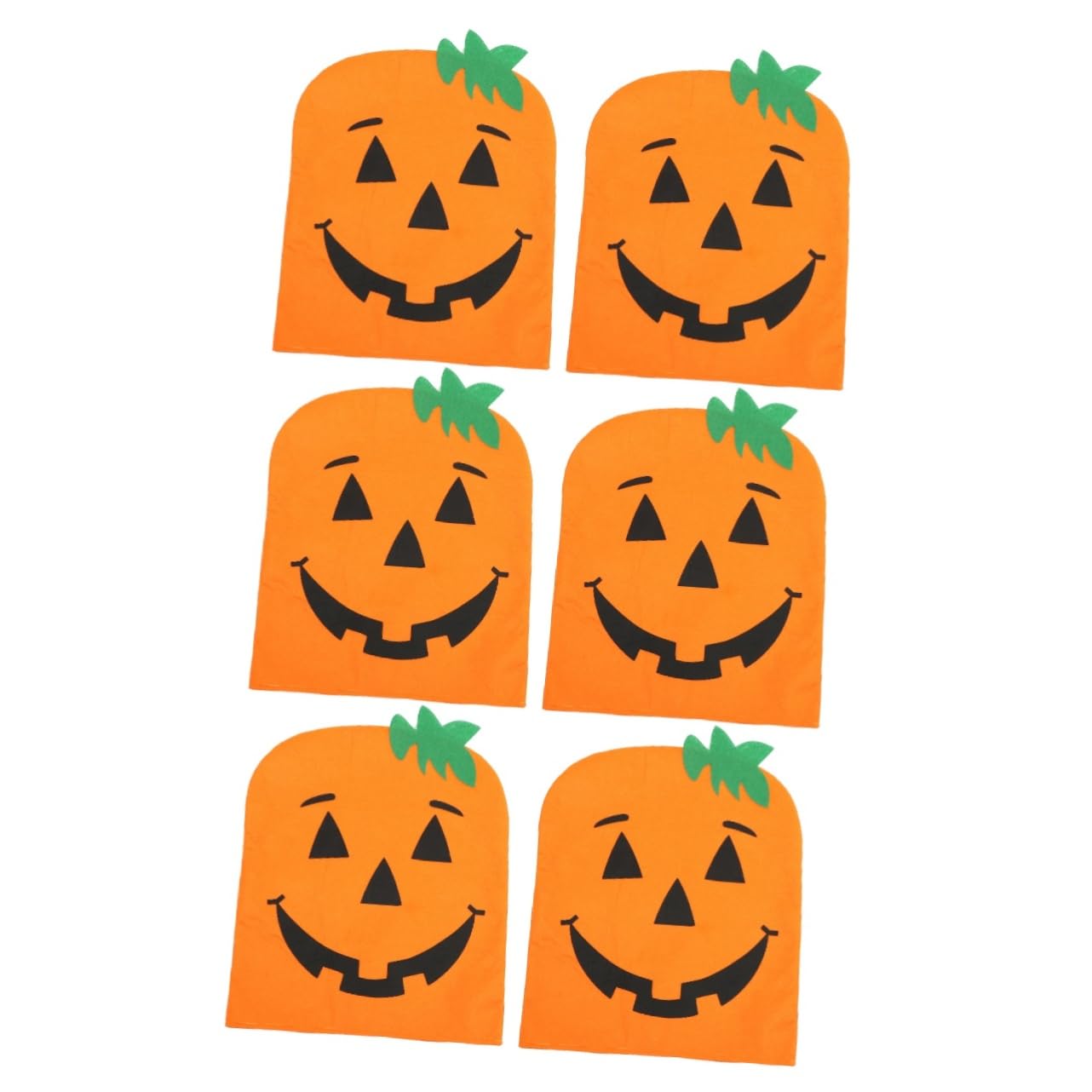 Housses de chaise de festival Halloween Cabilock avec impression citrouille lot de 3