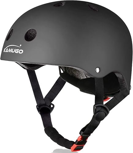 KAMUGO - Casco ajustable para niños, adecuado para niños pequeños de 2 a 14 años, para niños y niñas, seguridad multideportiva para ciclismo,