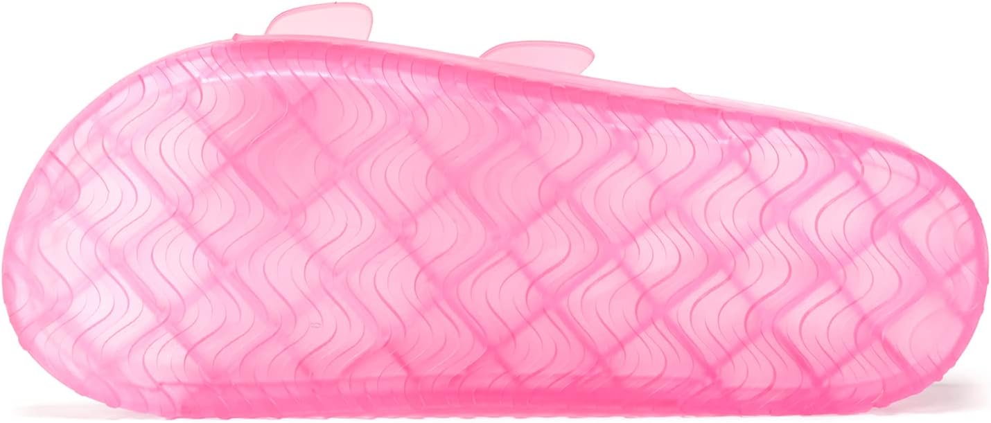 FUNKYMONKEY Women's Comfort Slides Double Buckle Adjustable EVA Flat Sandals - Image 4