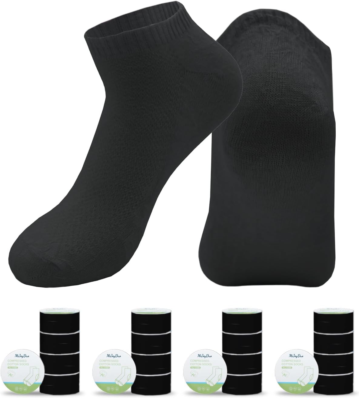 Disposable Pure Cotton Compressed Socks for hiking, outdoor sports, business trip, travel, soft