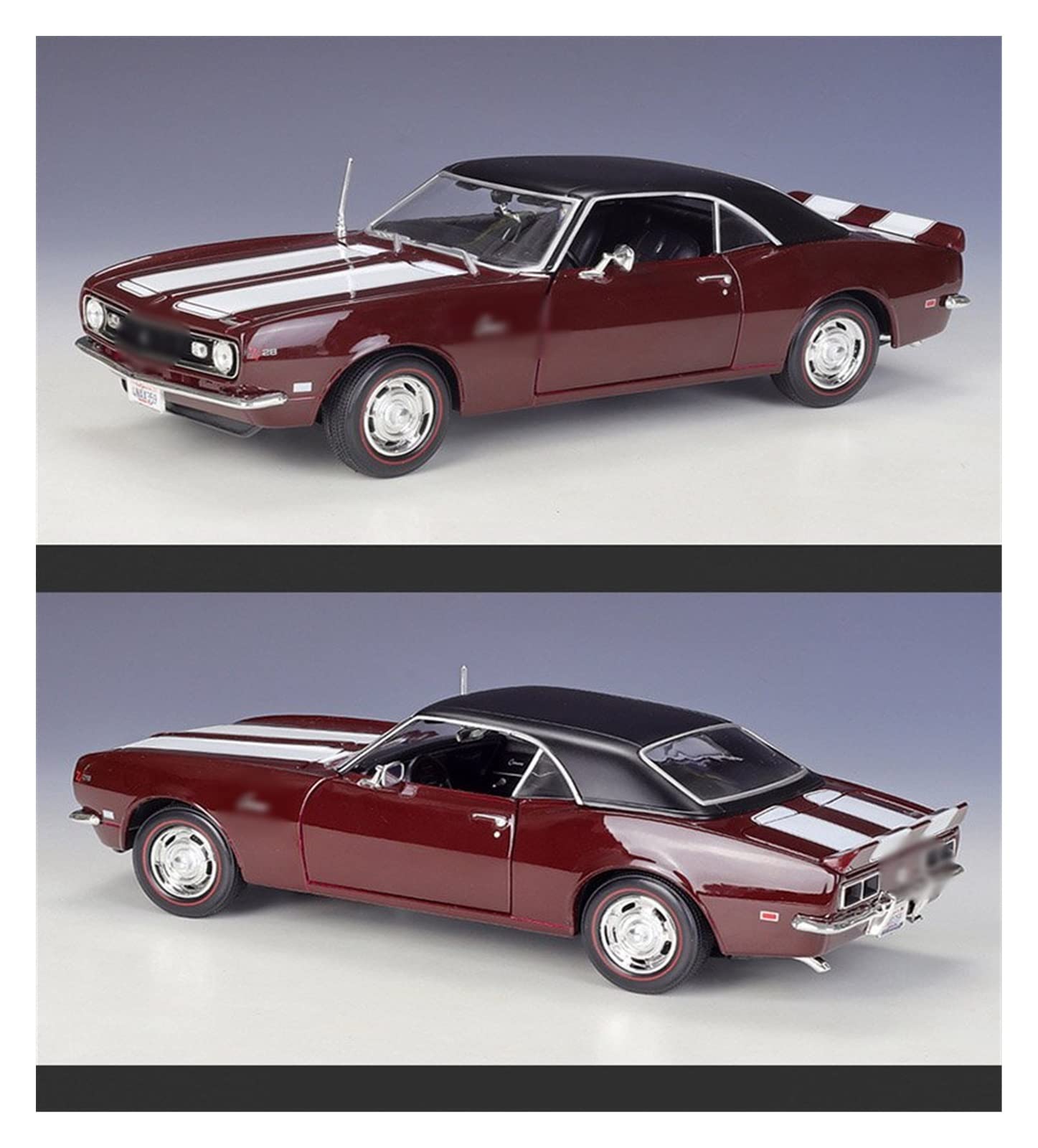 Amazon.co.jp: に適合する シボレー カマロ Z28 1968 1:18 合金車