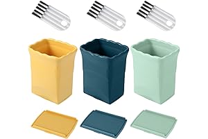 3-Piece Pampered Chef Cup Slicer with Cleaning Brushes