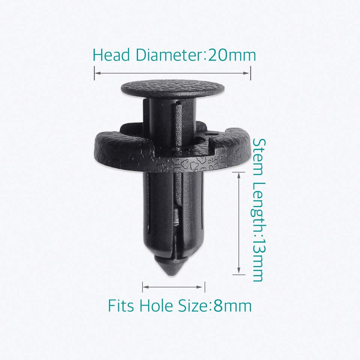 Lantee 50Pcs Front Bumper & Radiator Support Retainer Clips for 11296-AG000 Nissan 370Z Altima Juke Leaf Maxima Murano NV Quest Sentra Titan Versa & Infiniti FX35 FX37 FX45 FX50 M35 M35h M37 M45 M56