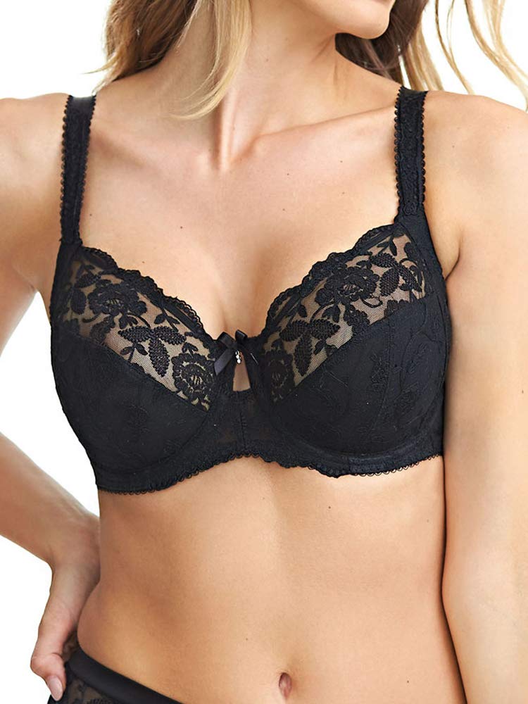 Fantasie Sienna Underwired Side Support Bra (30F, black)