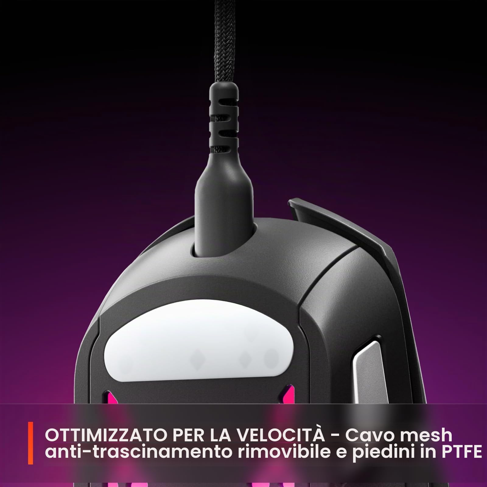 SteelSeries Aerox 5 - Mouse da gioco Holey RGB, design ultraleggero resistente all'acqua, sensore ottico TrueMove Air 18K DPI