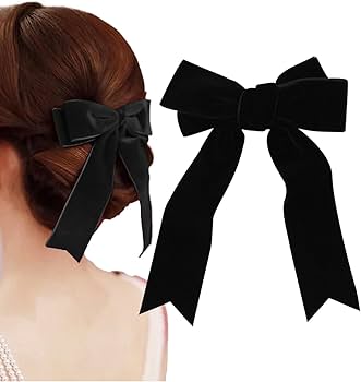 Amazon.co.jp: [Herbeluemily] ベロアリボン バレッタ ベロア リボン