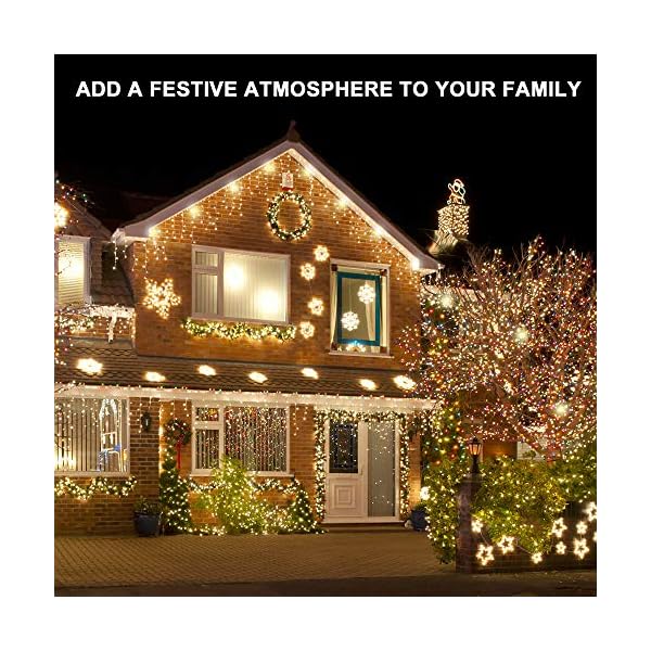 Holiday light clips christmas light clips outdoor hang gutter hooks for christmas decoration string lights weatherproof outdoor lights clips for halloween xmas(100 pieces) - image 8