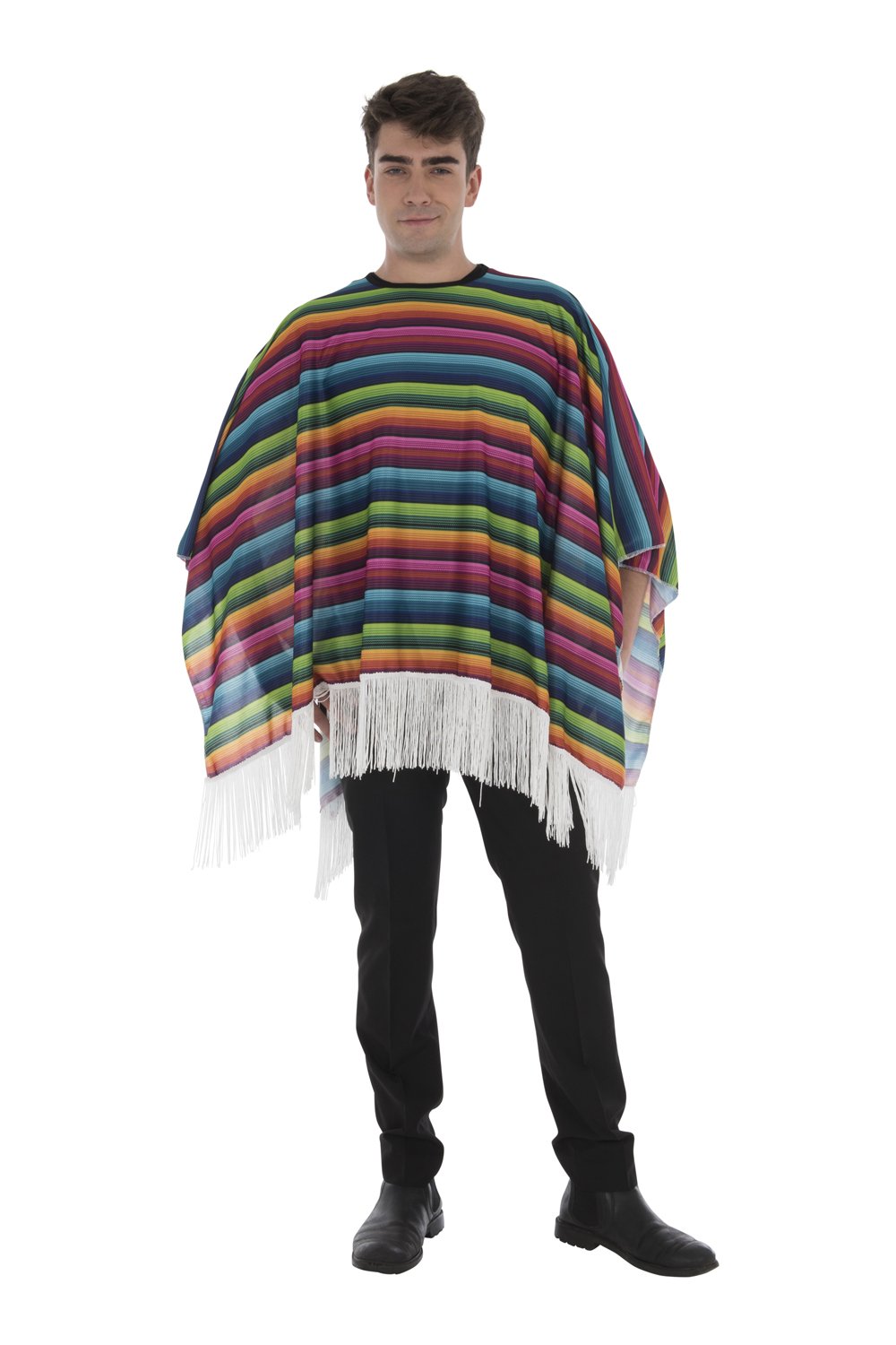 Zac's Alter Ego Fancy Dress 80cm Multicolour Mexican Bandit Poncho — image 1