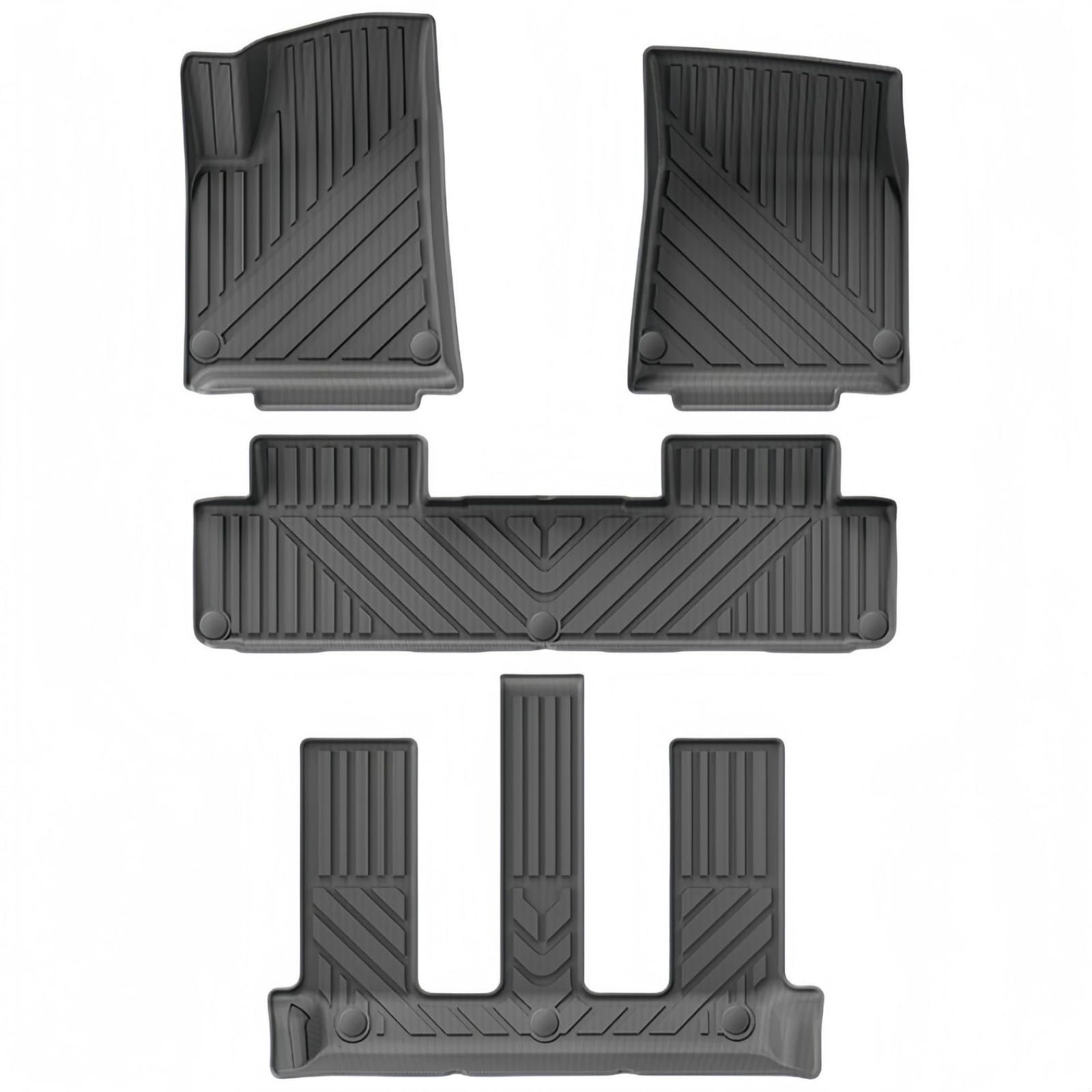 Tapis de sol pour Rivian R1S 2022 LHD tapis voiture TPE durable