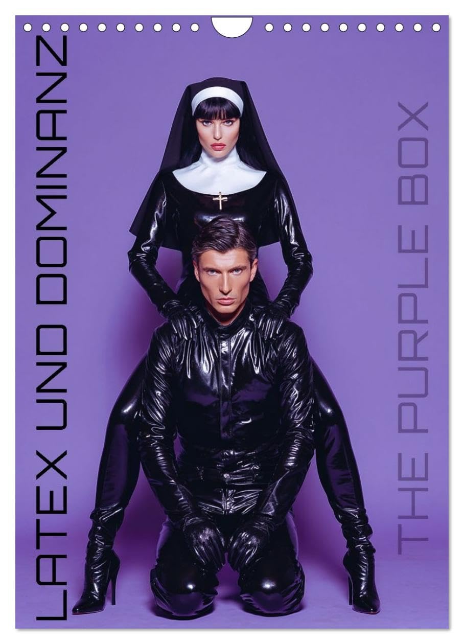 Latex und Dominanz - The Purple Box UK-Version (Wall Calendar 2026 DIN A4 Portrait), CALVENDO 12 Month Wall Calendar