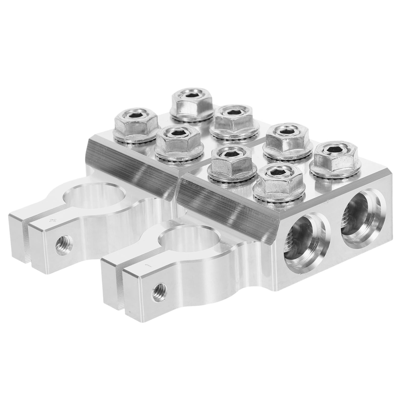 Healvian Interrupteur de Déconnexion Batterie Voiture, Isolateur Coupe-Circuit à Borne Supérieure, 1 Paire, Compatible Véhicules et Bateaux, Protection Anti Court-Circuit et Débrancher la