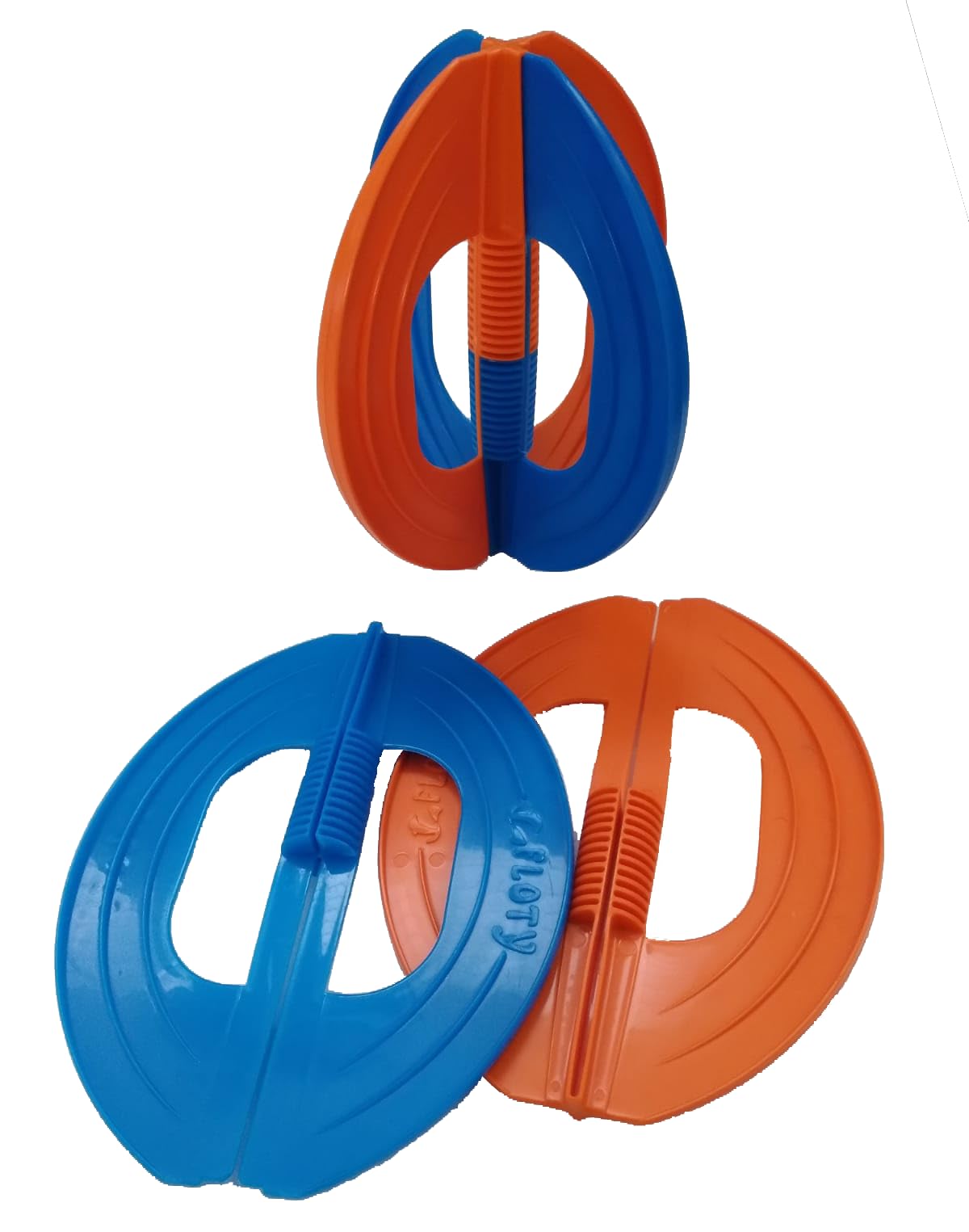 Floty Mancuernas Acuáticas Power Ring para Aquagym - Halteres de Agua con Empuñadura Antideslizante para Hidroginástica, Fitness Acuático y Rehabilitación - Diseño Hidrodinámico (1 Par)