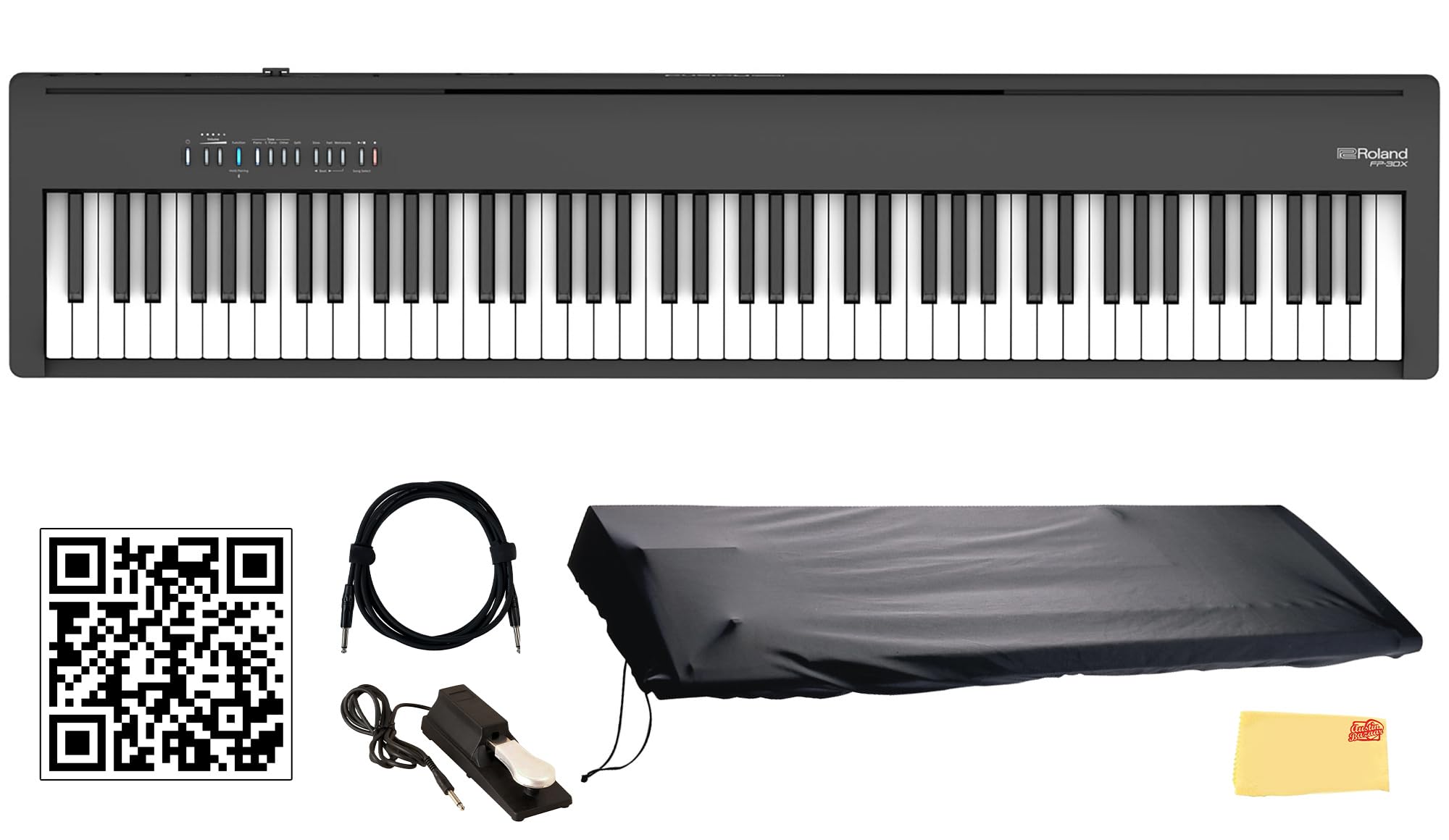 Amazon.com: Roland FP-30X-BK 88-Key Digital Piano - Black Bundle