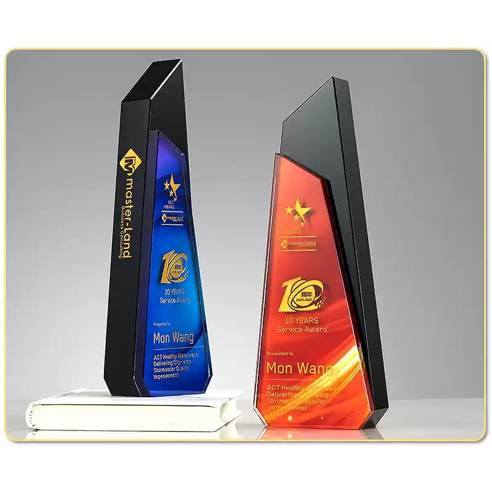 Trofeo de premio de cristal personalizado, medallas distintivas para campeones de competición, subcampeones y tercer lugar, reconocimiento honorífico