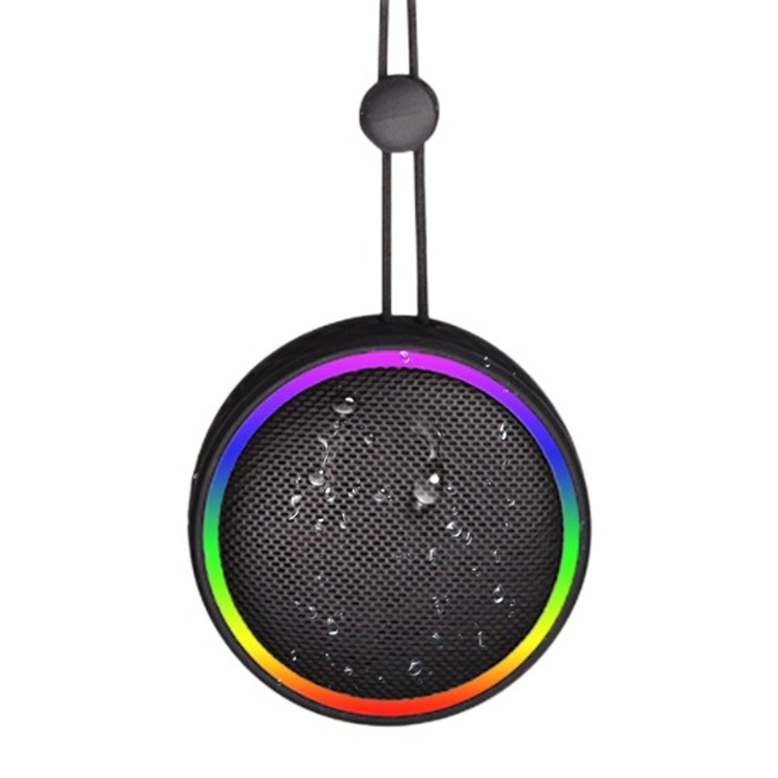 Mini enceinte Bluetooth portable avec ventouse pour ambiance douche et bain - 8