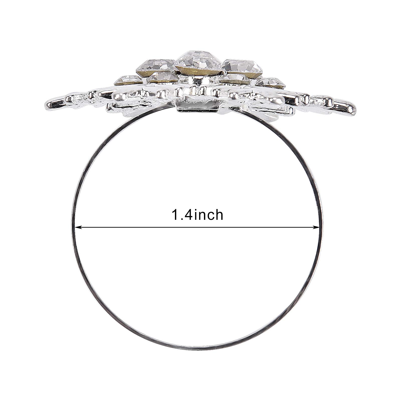 Portatovaglioli, Portatovaglioli Natalizi Set di 8, Portatovaglioli Natalizi Tavoli da pranzo Anelli for Natale, Ringraziamento, Matrimoni, raduni Fa Decorazione della tavola /2652