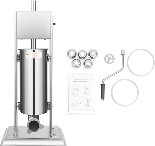 Máquina para hacer churros comerciales de acero inoxidable de 5 L, máquina para hacer churros españoles + 6 boquillas de diferentes formas, máquina
