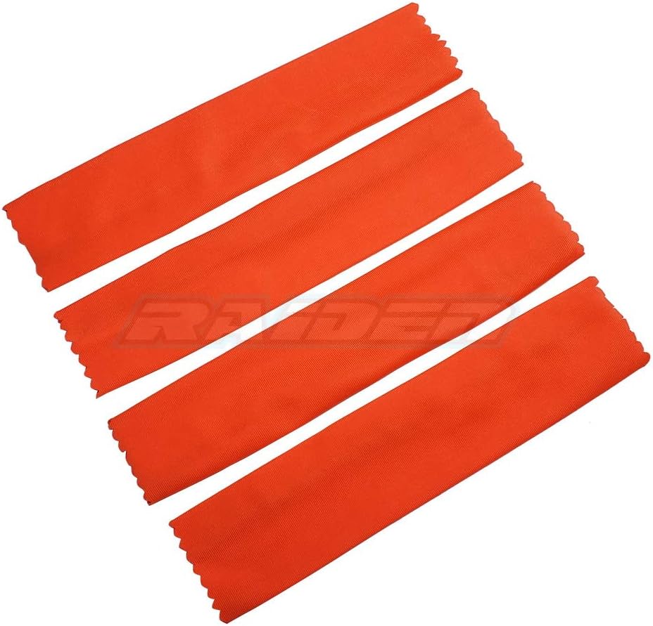 Damper Shock Sleeves Dirt Dust Resist Guard Cover for Traxxas 1/5 X-MAXX XMAXX Outcast KRATON 8S 4pcs - Orange