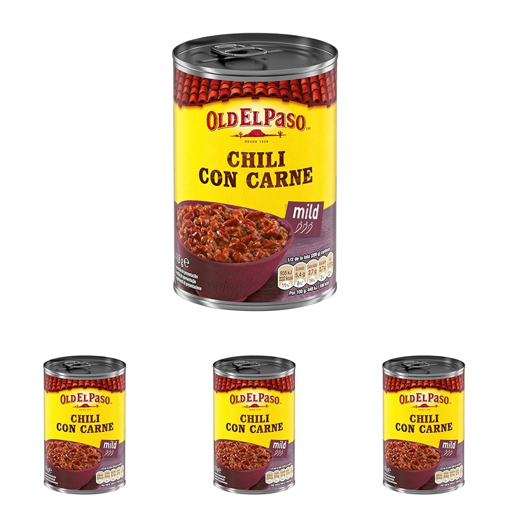 Old El Paso Chili Con Carne, Preparado con Alubias Pintas y Ternera, Picante Suave, 1 Lata x 418g — view 5