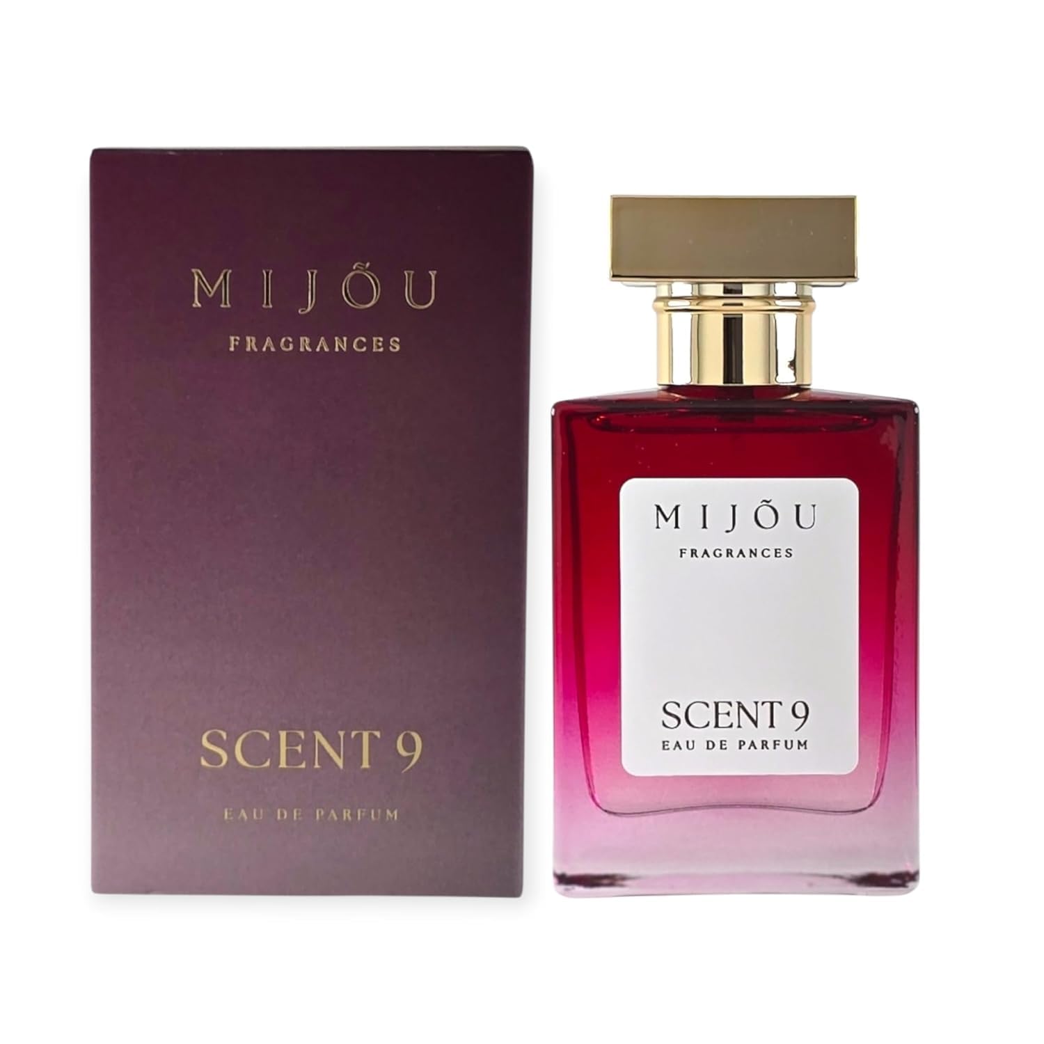 MIJÕU Scent 9 Eau de Parfum (50 ml) – Profumo unisex di lusso con oud, vaniglia e mandorla – Profumo di lunga durata per uomo e donna